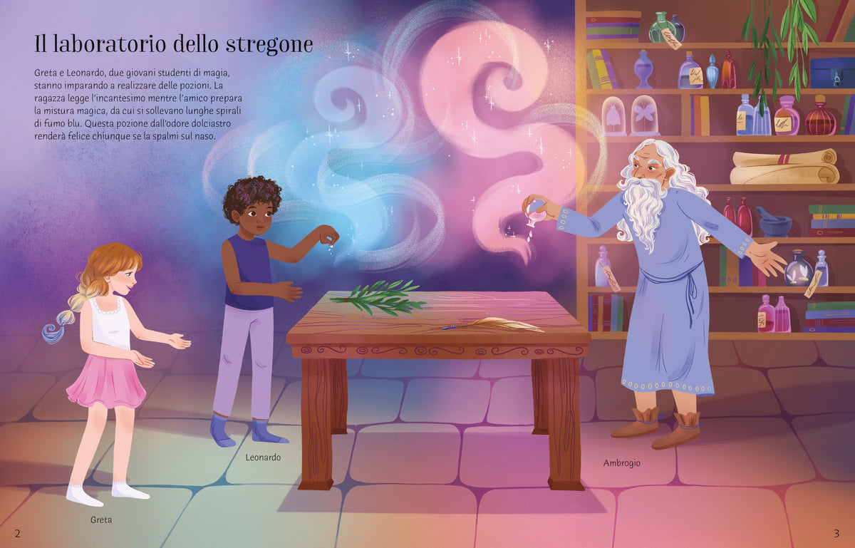 Vesto le bamboline - Streghe e stregoni - Usborne - pagine interne