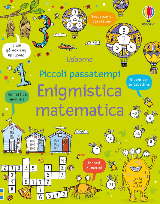 Enigmistica matematica - Phillip Clarke - Usborne - copertina