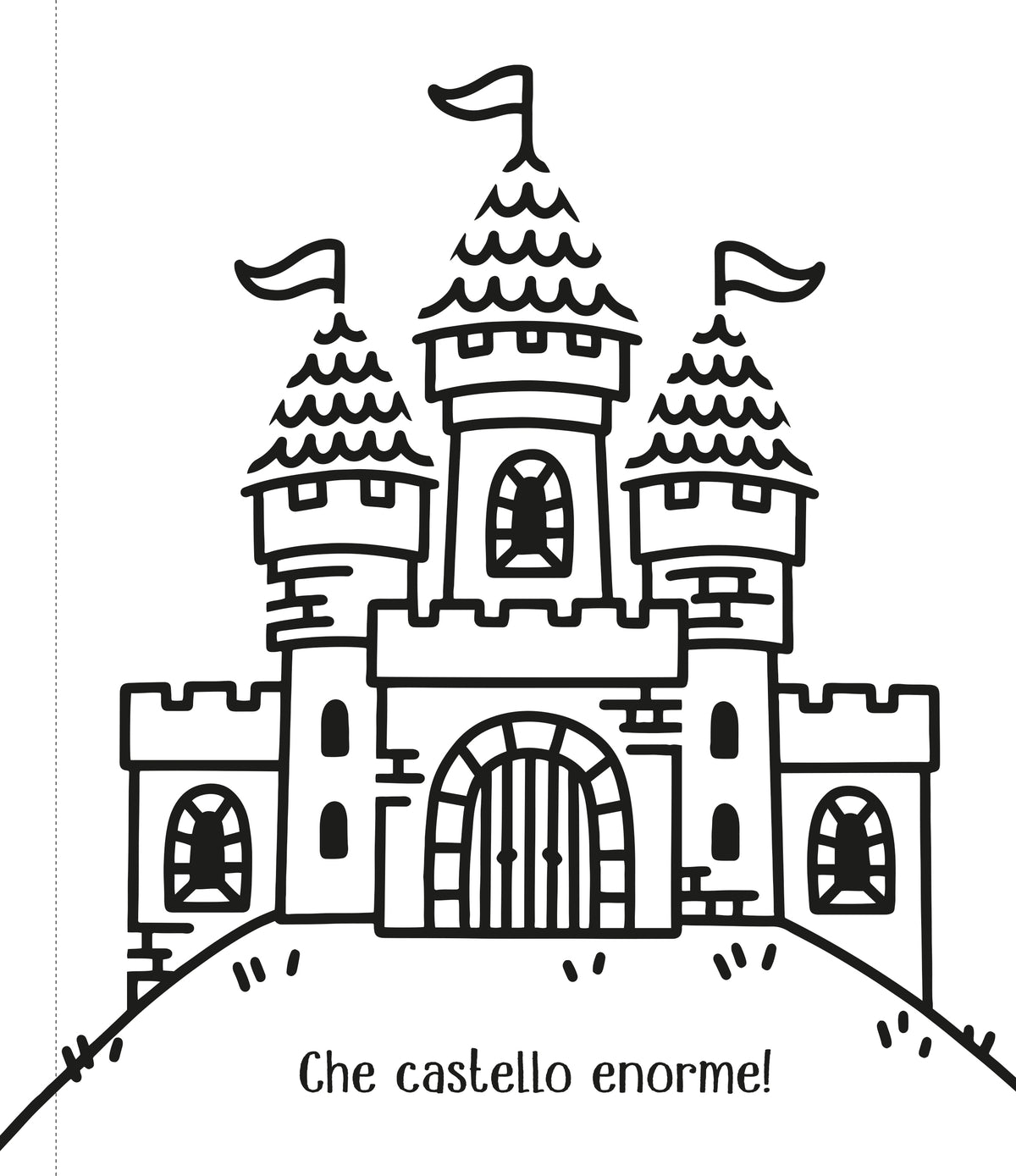 Coloro per magia - Al castello - Usborne - pagine interne