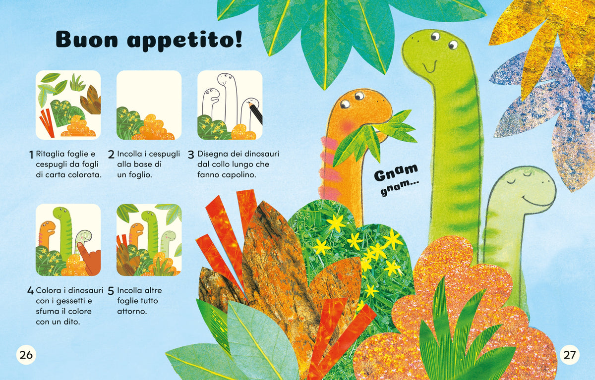 Prime attività creative - Dinosauri - Usborne - pagine interne