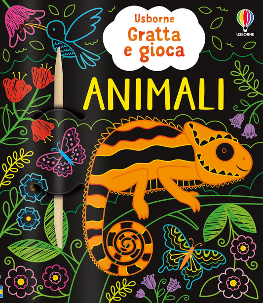 Gratta e gioca - Animali - Rosie Dickins - Usborne - copertina