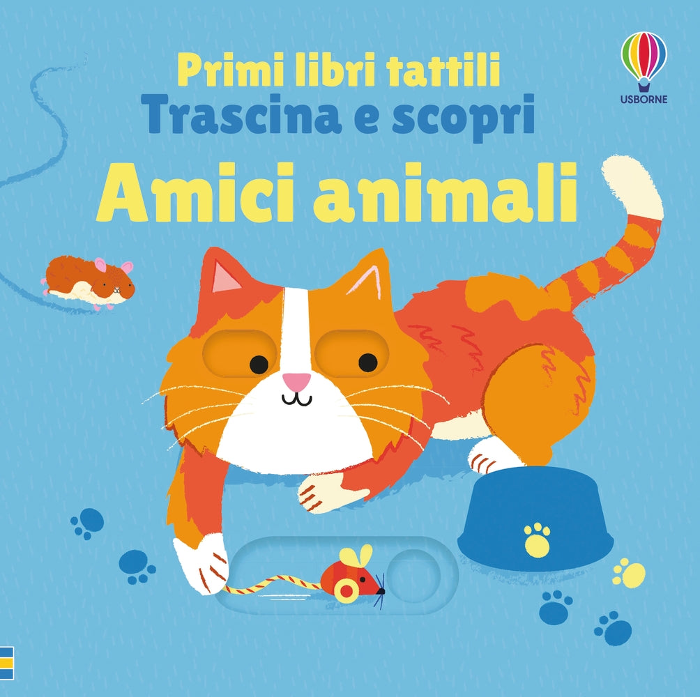 Primi libri tattili - Amici animali - Fiona Watt - Usborne - copertina