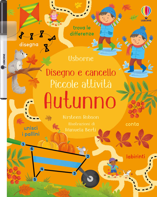 Disegno e cancello - Autunno - Kirsteen Robson - Usborne - copertina