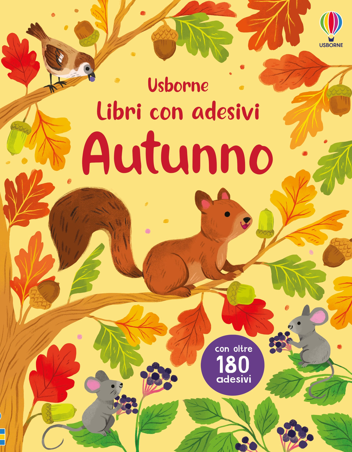 Libri con adesivi - Autunno - Jessica Greenwell - Usborne - copertina