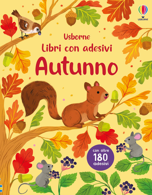 Libri con adesivi - Autunno - Jessica Greenwell - Usborne - copertina