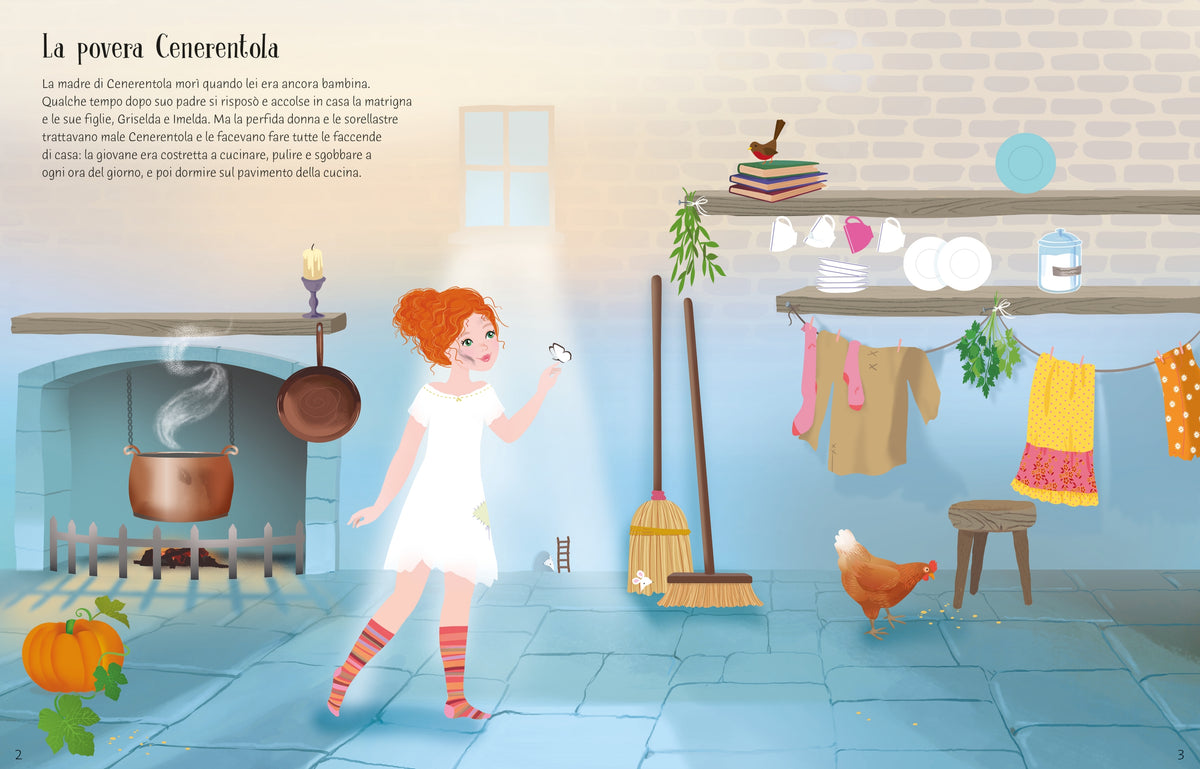 Vesto le bamboline - Cenerentola - Usborne - pagine interne