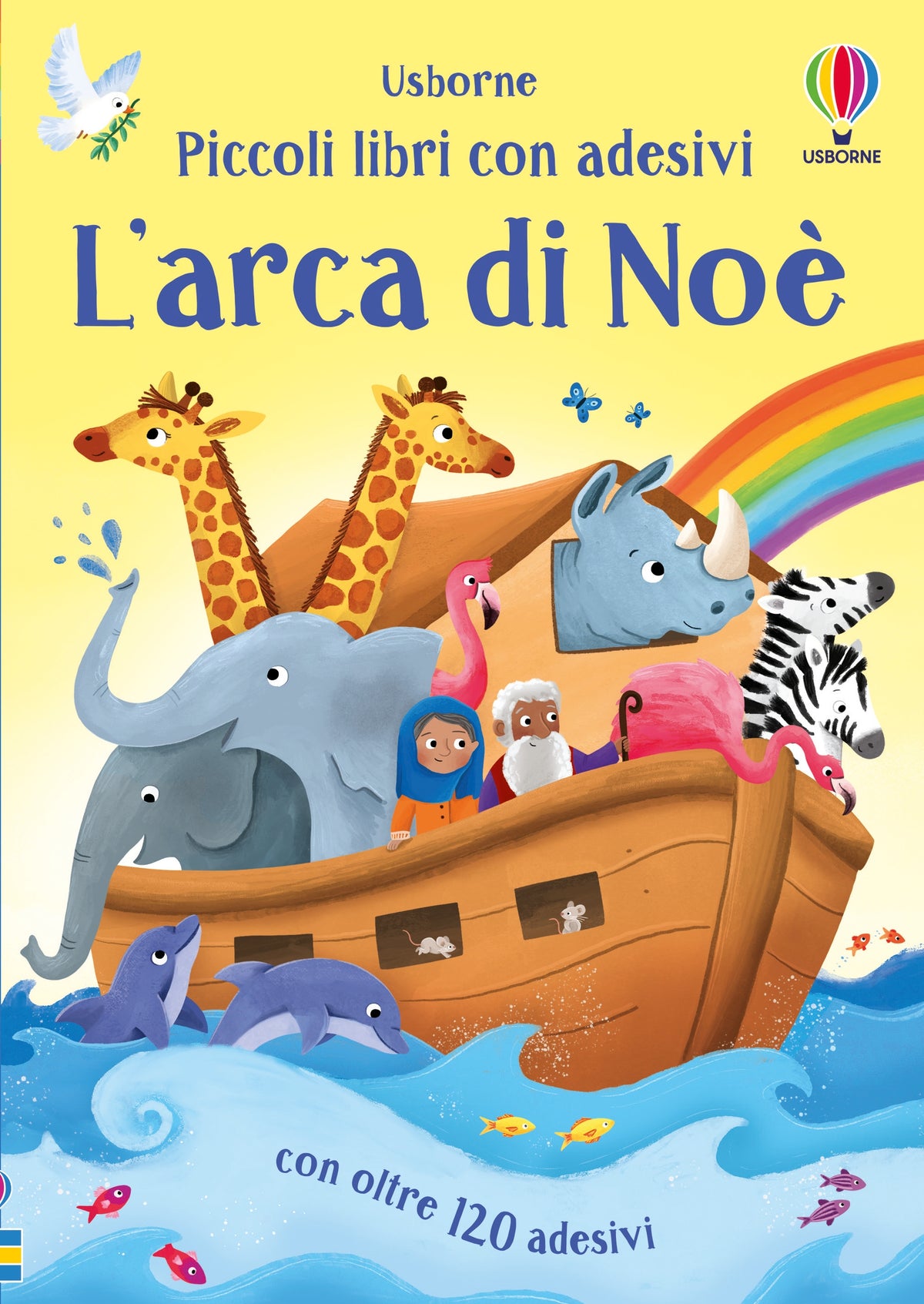 Piccoli libri con adesivi - L'arca di Noè - Caroline Young - Usborne - copertina