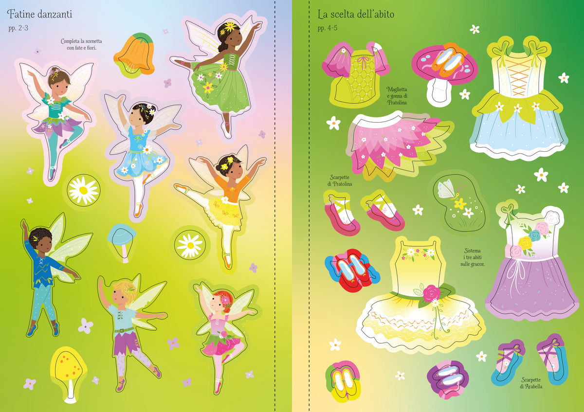 Vesto le bamboline - Fate ballerine - Usborne - pagine interne