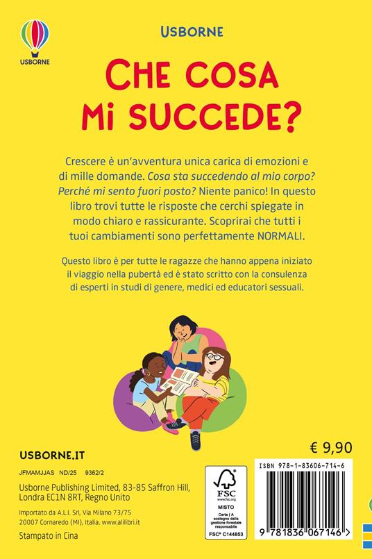 Che cosa mi succede? (Ragazze) - Micaela Tapsell - Usborne - interno