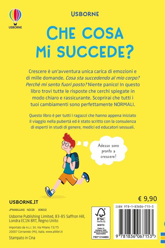 Che cosa mi succede? (Ragazzi) - Alex Frith, Micaela Tapsell - Usborne - interno