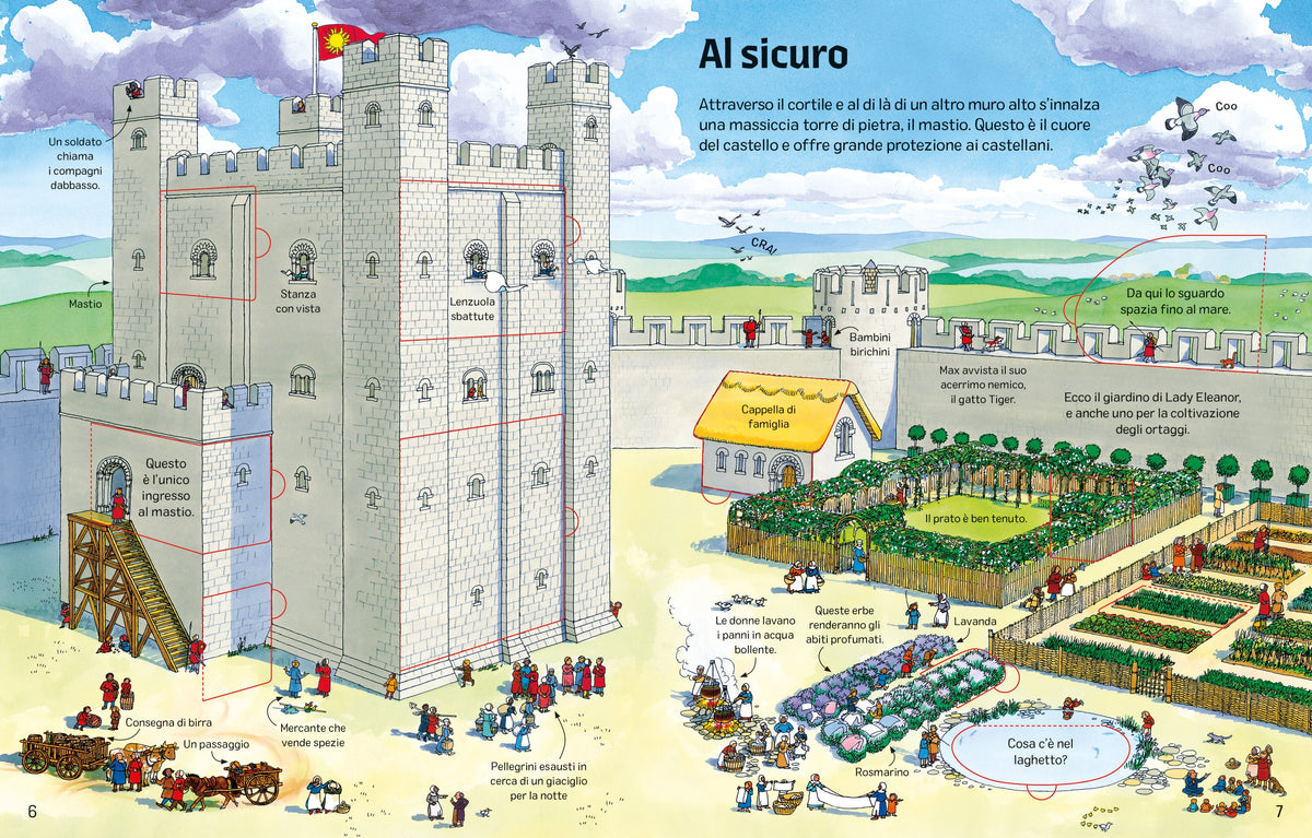 I segreti dei castelli - Usborne - pagine interne