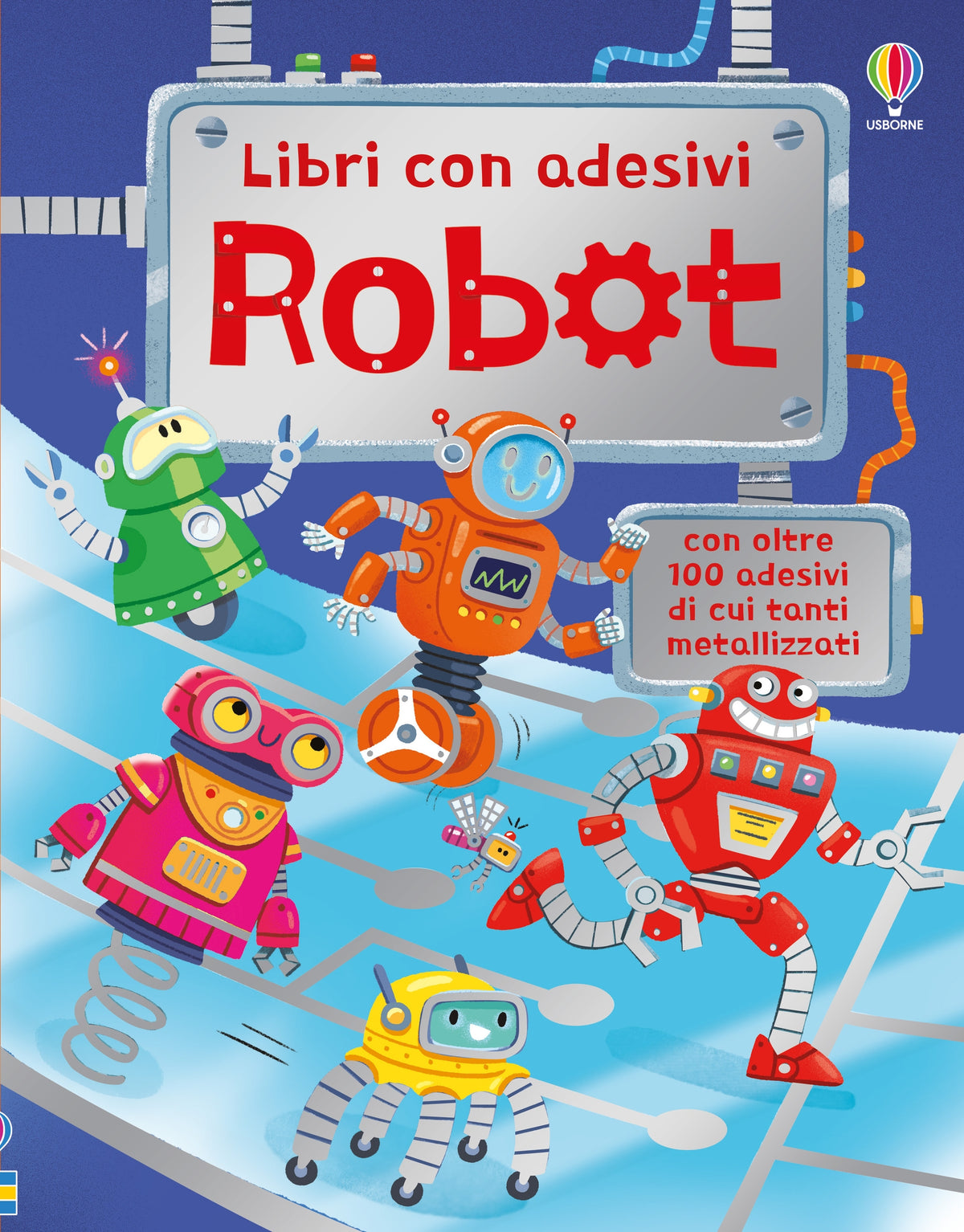 Libri con adesivi - Robot - Alice Beecham - Usborne - copertina