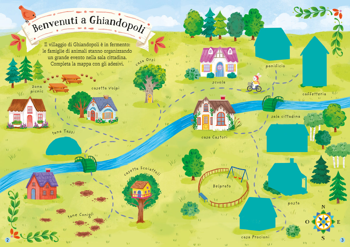 Piccoli libri con adesivi - Buon compleanno! - Usborne - pagine interne