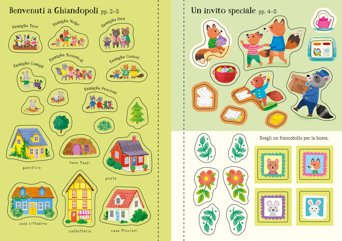 Piccoli libri con adesivi - Buon compleanno! - Usborne - pagine interne
