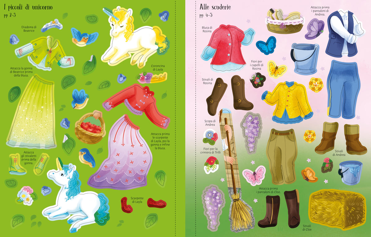 Gli unicorni delle principesse - Usborne - pagine interne
