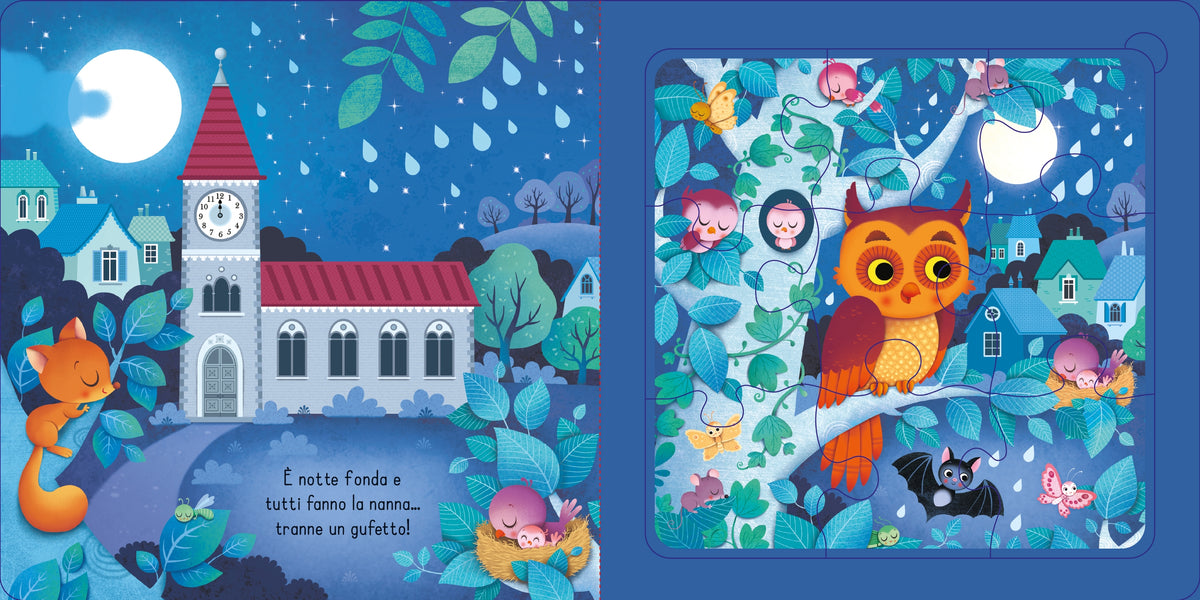 Libropuzzle - Di notte - Usborne - pagine interne