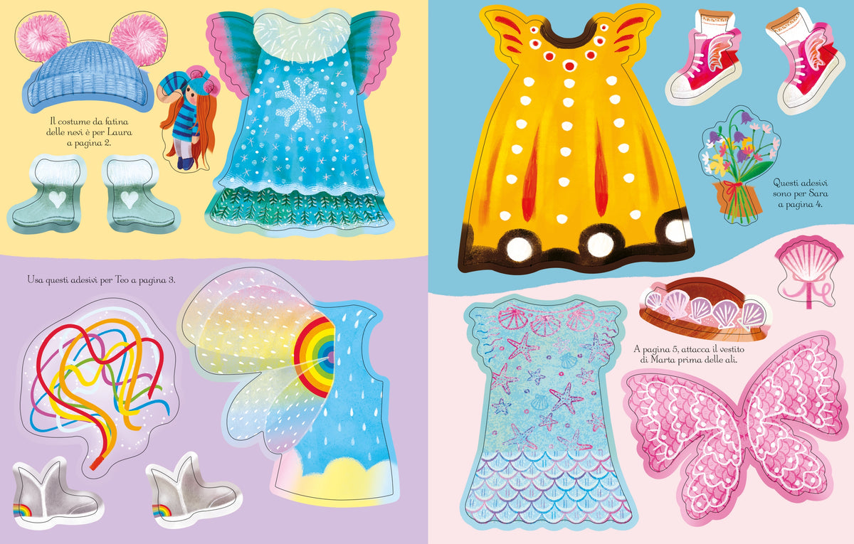 Bamboline in maschera - Fatine - Usborne - pagine interne