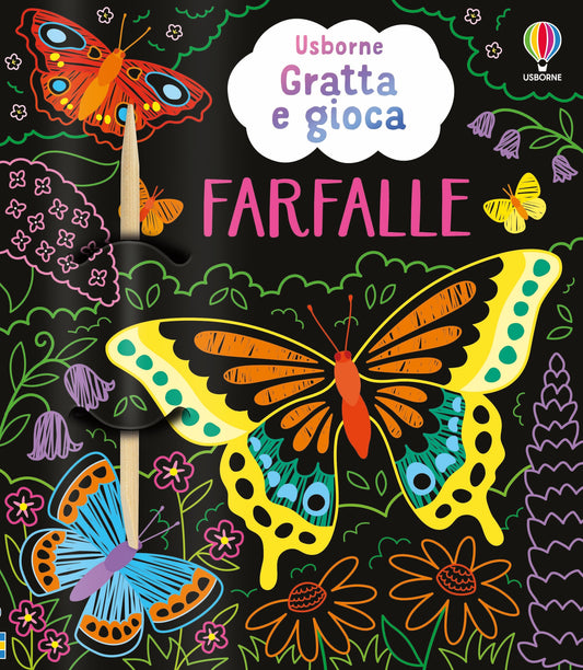 Gratta e gioca - Farfalle - Sam Baer - Usborne - copertina