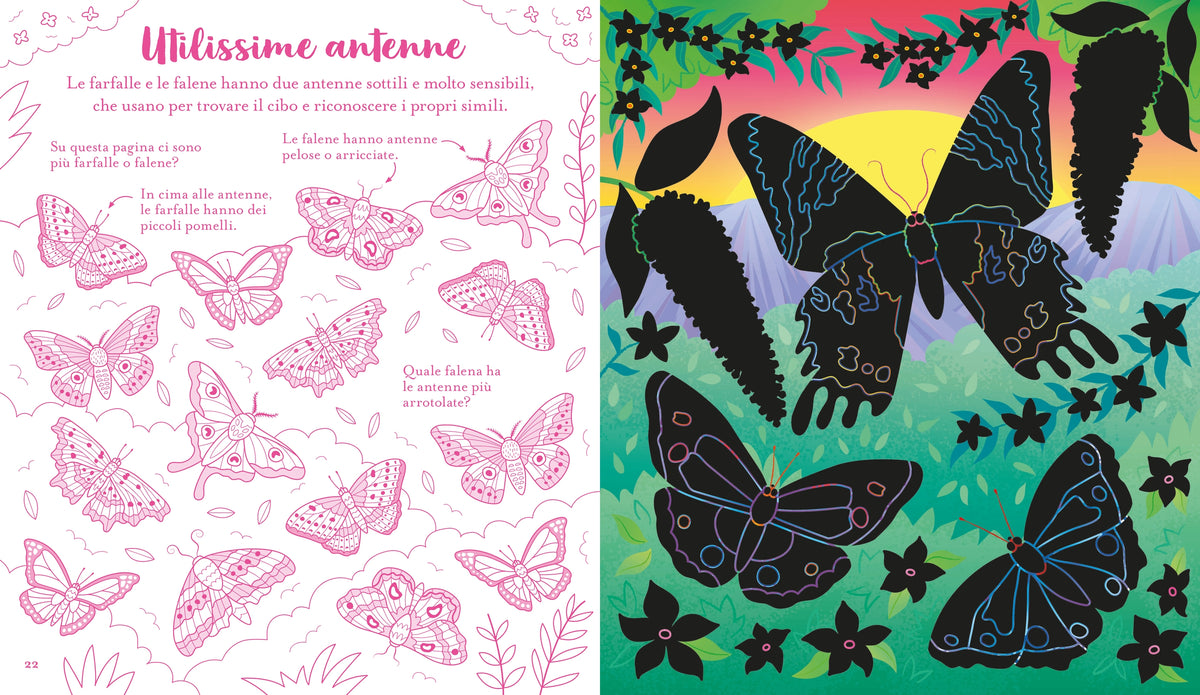 Gratta e gioca - Farfalle - Usborne - pagine interne