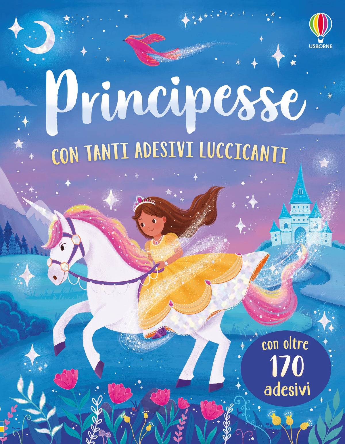 Libri con adesivi - Principesse - Kristie Pickersgill - Usborne - copertina