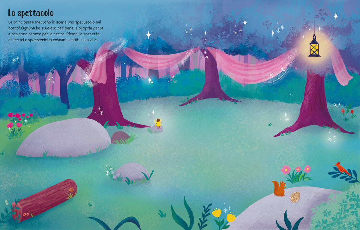 Libri con adesivi - Principesse - Usborne - pagine interne