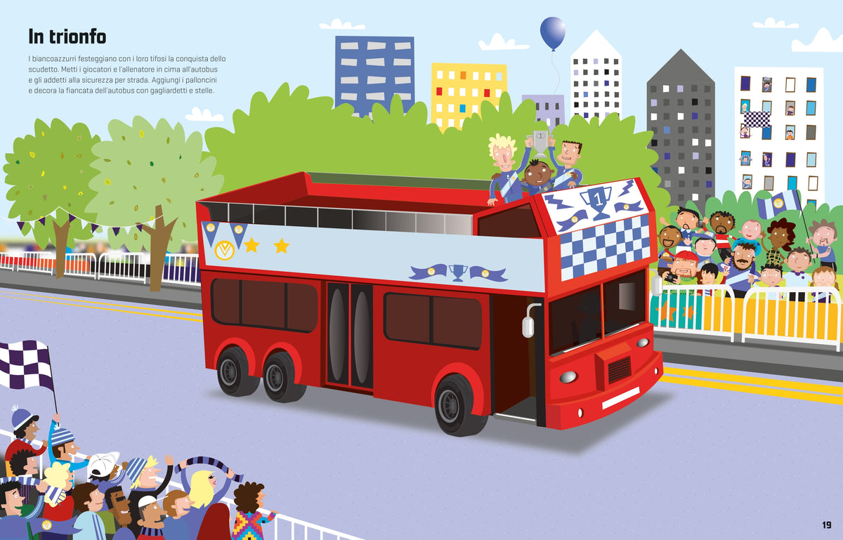 Libri con adesivi - Il calcio - Usborne - pagine interne