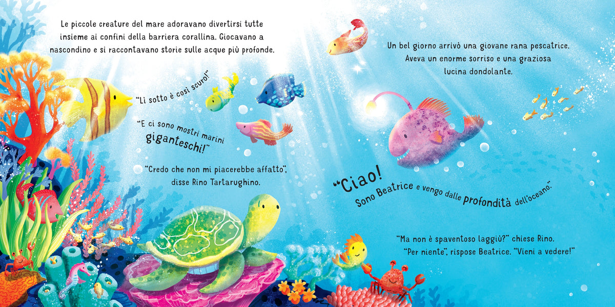 Libri con lucine - In fondo al mare - Usborne - pagine interne