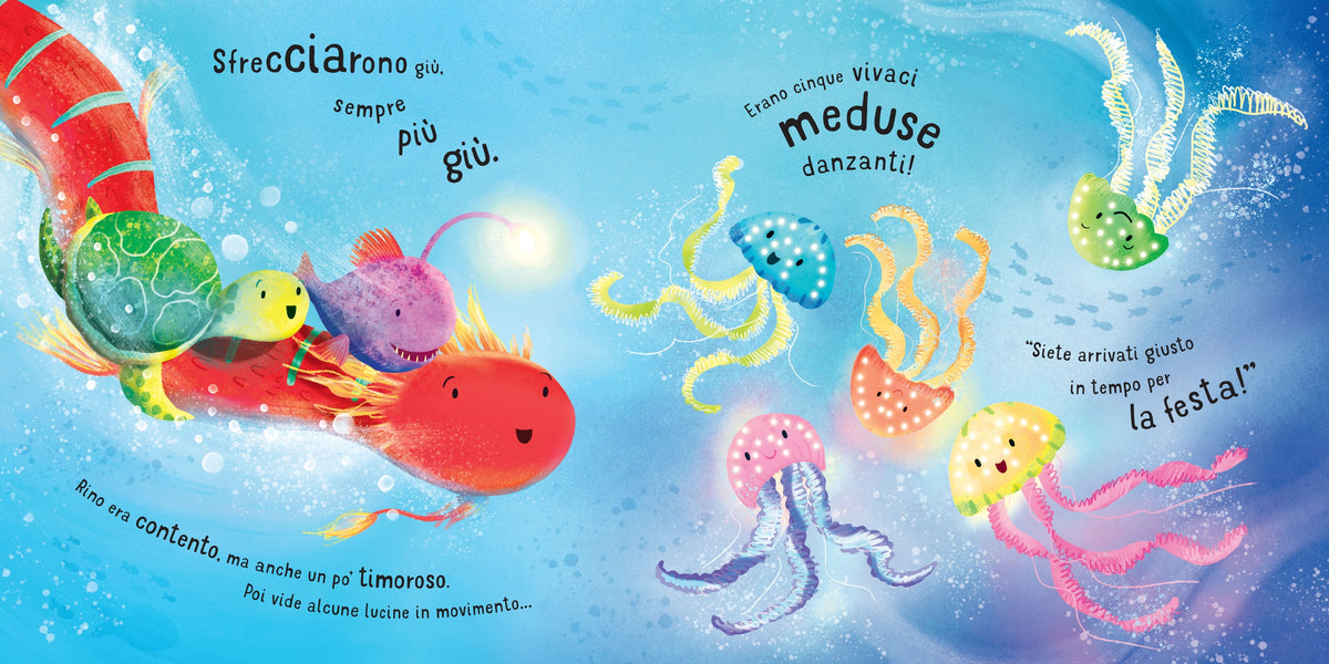 Libri con lucine - In fondo al mare - Usborne - pagine interne