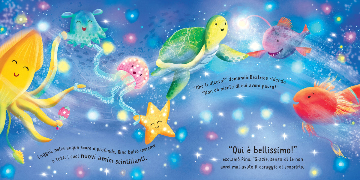 Libri con lucine - In fondo al mare - Usborne - pagine interne