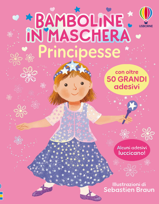 Bamboline in maschera - Principesse - Lizzie Cope - Usborne - copertina