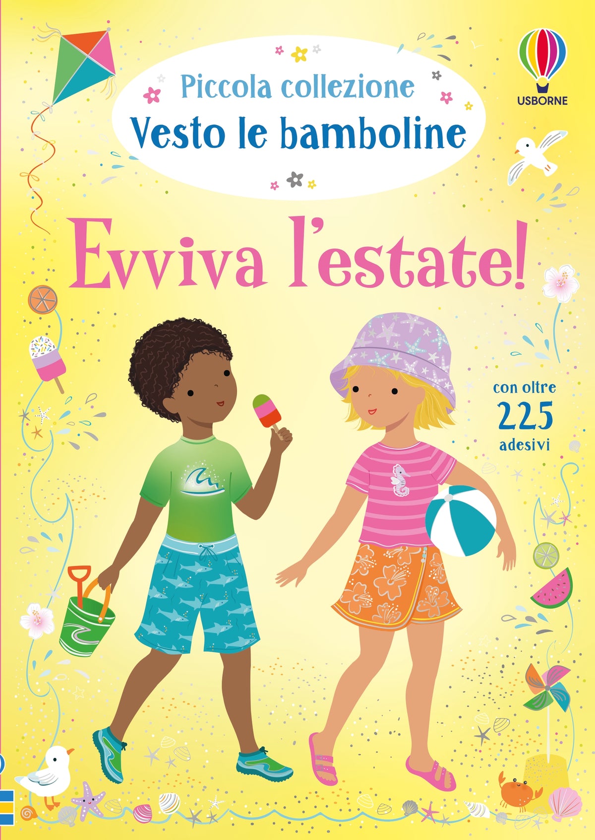 Vesto le bamboline - Evviva l'estate! - Fiona Watt - Usborne - copertina