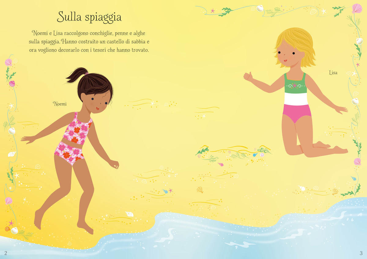Vesto le bamboline - Evviva l'estate! - Usborne - pagine interne