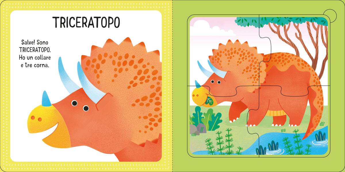 Libropuzzle - Dinosauri - Usborne - pagine interne