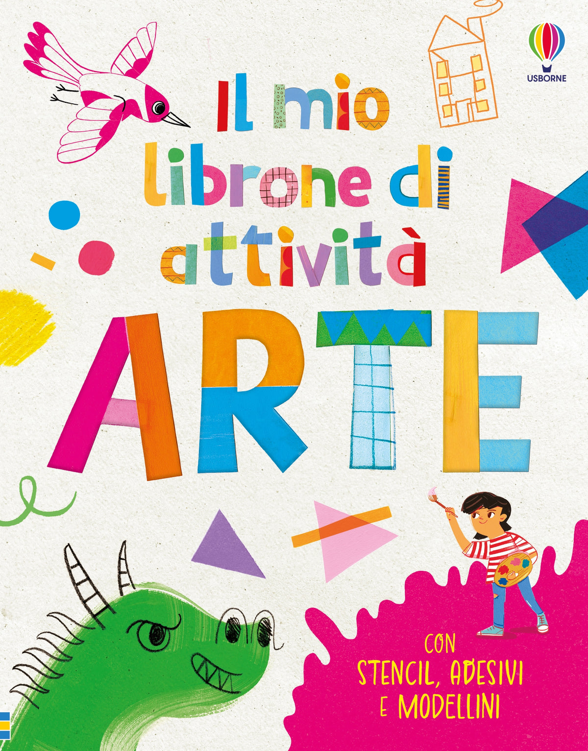 Il mio librone di attività - Arte - Sam Baer, Sarah Hull - Usborne - copertina