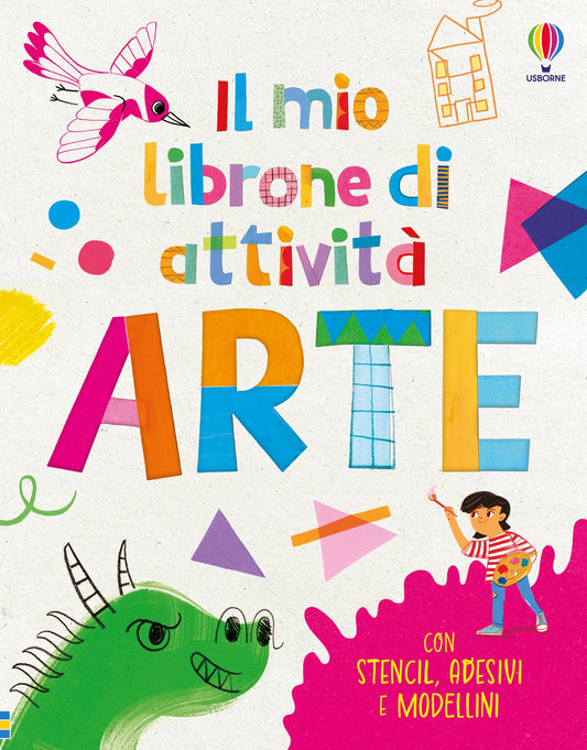 Il mio librone di attività - Arte - Sam Baer, Sarah Hull - Usborne - copertina