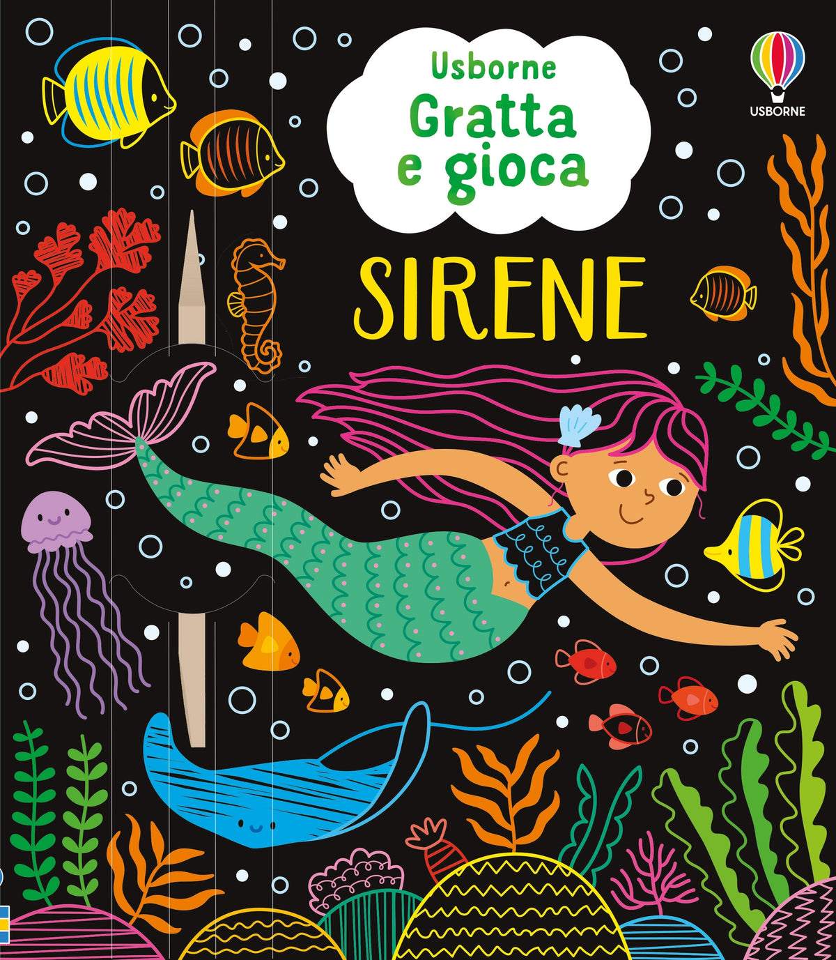 Gratta e gioca - Sirene - Rosie Dickins - Usborne - copertina