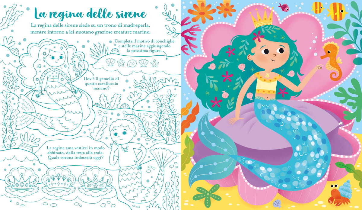 Gratta e gioca - Sirene - Usborne - pagine interne