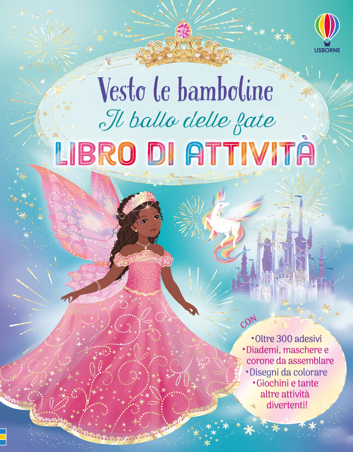 Il ballo delle fate - Libro di attività - Emily Bone - Usborne - copertina