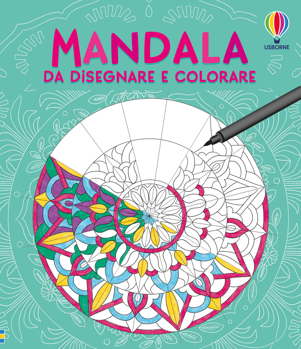 Mandala da disegnare e colorare - Abigail Wheatley - Usborne - copertina