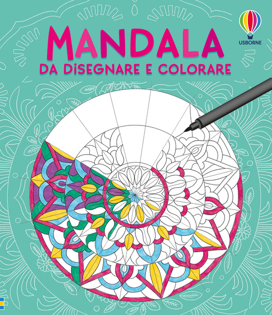 Mandala da disegnare e colorare - Abigail Wheatley - Usborne - copertina