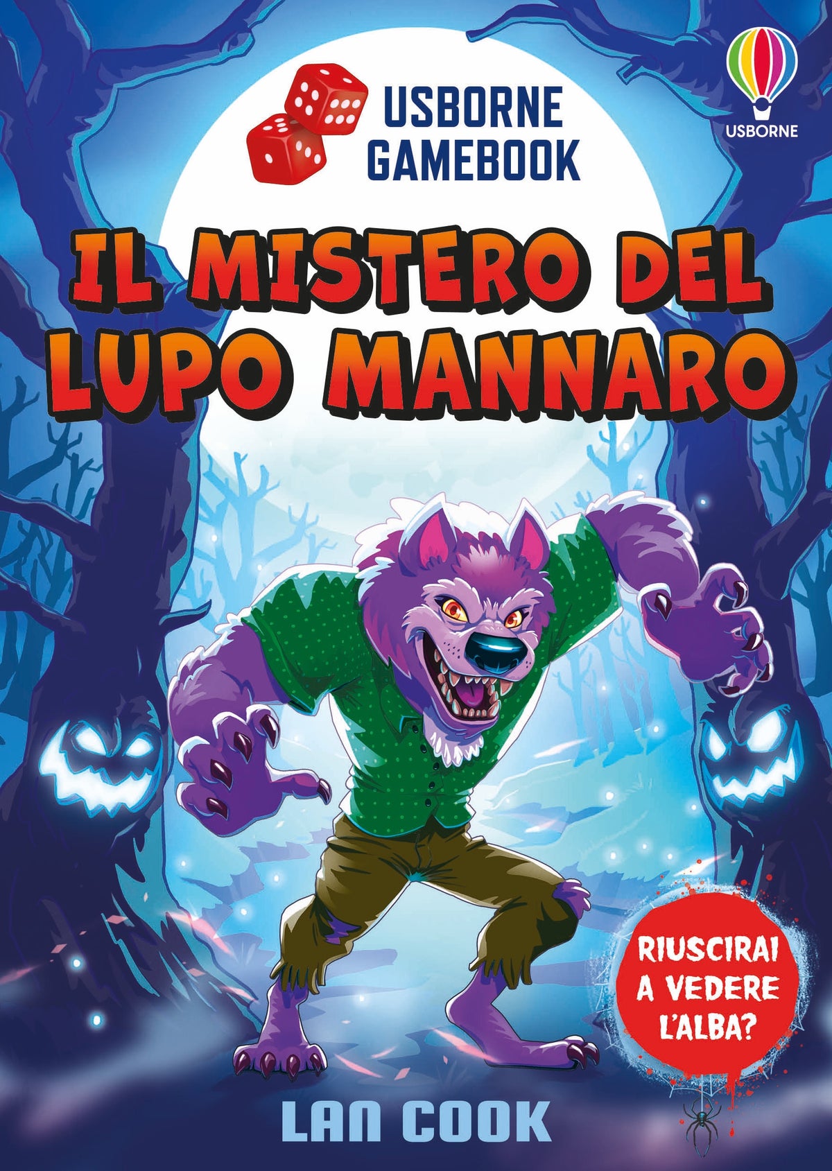 Il mistero del lupo mannaro - Lan Cook - Usborne - copertina