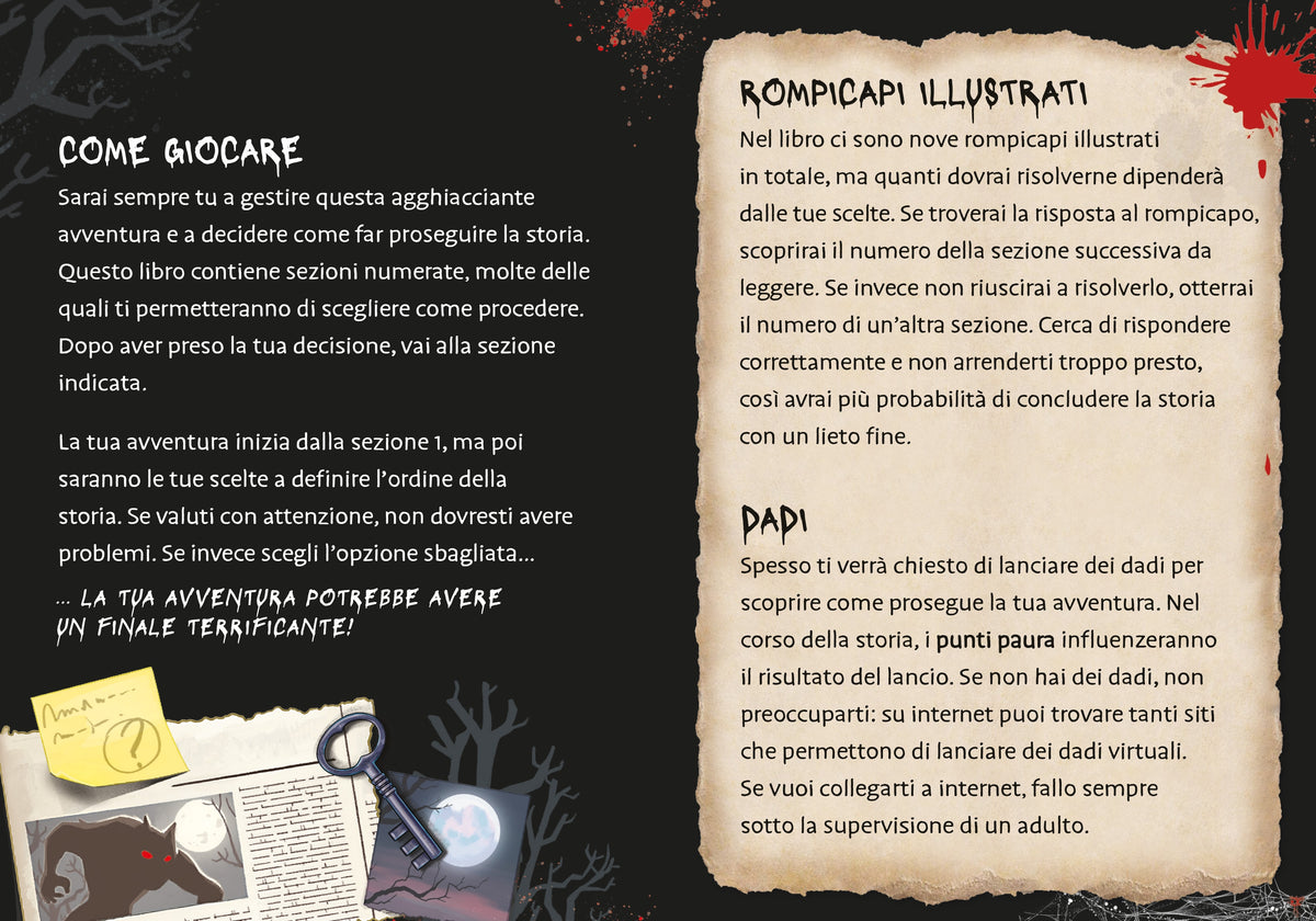 Il mistero del lupo mannaro - Usborne - pagine interne