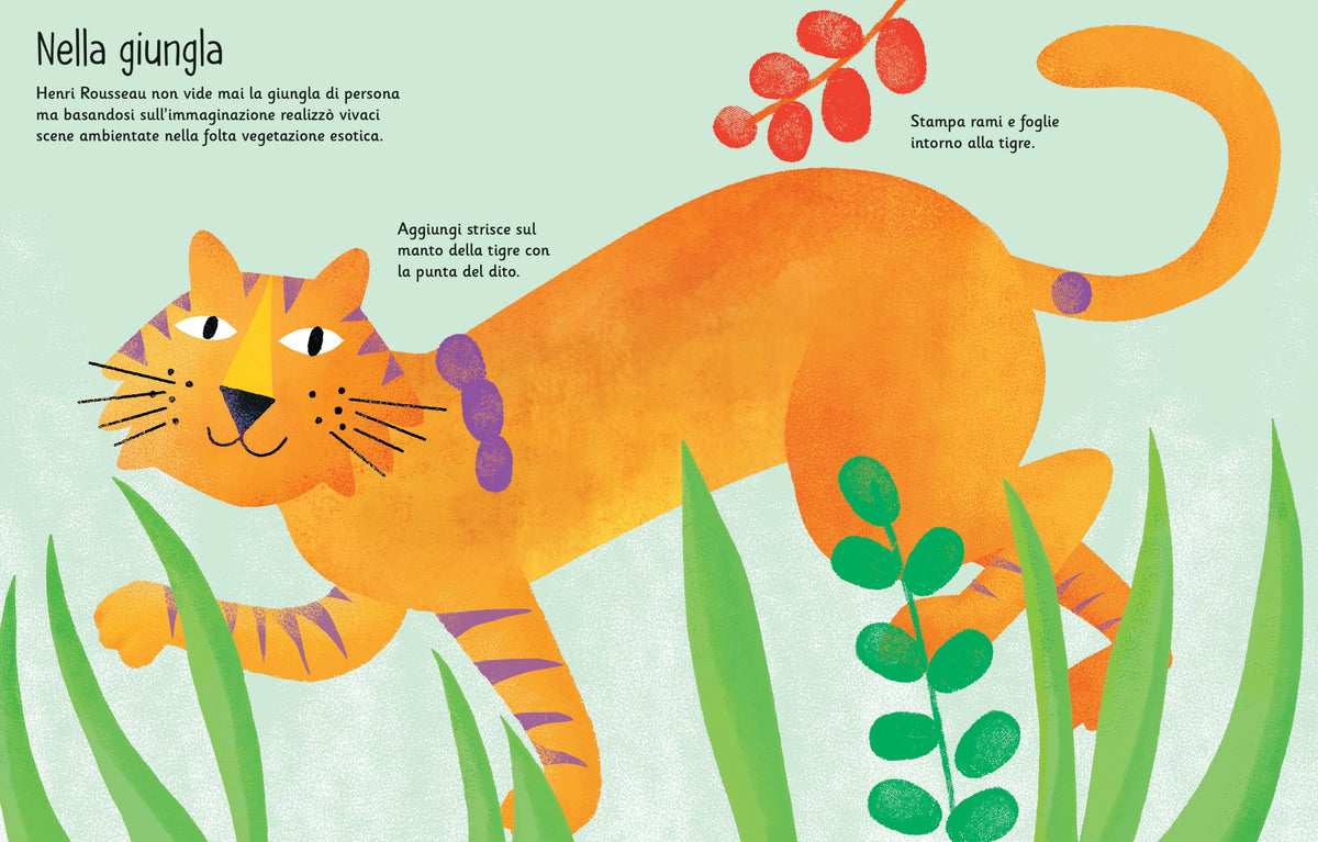Disegno con le dita - Quadri famosi - Usborne - pagine interne
