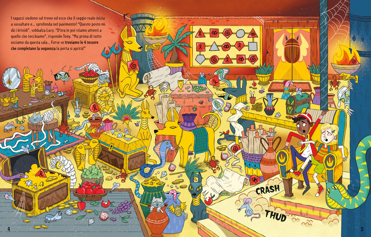 Fuga dalla piramide - Usborne - pagine interne