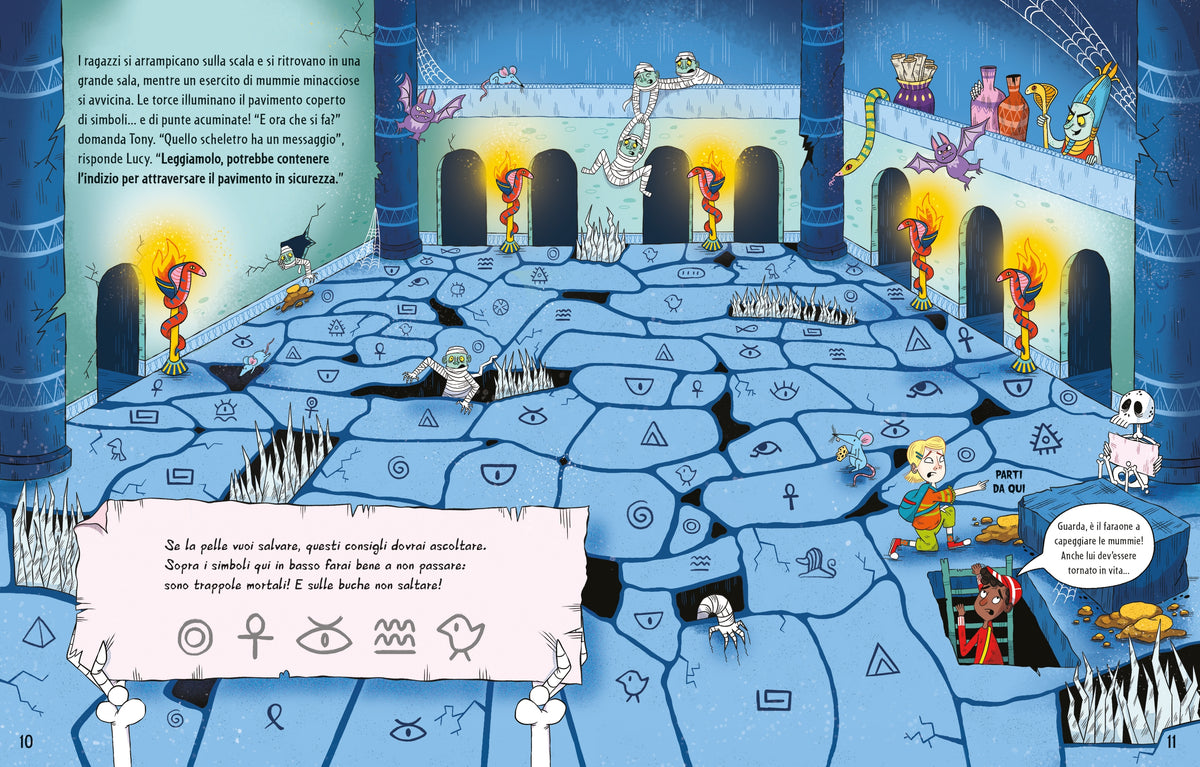 Fuga dalla piramide - Usborne - pagine interne