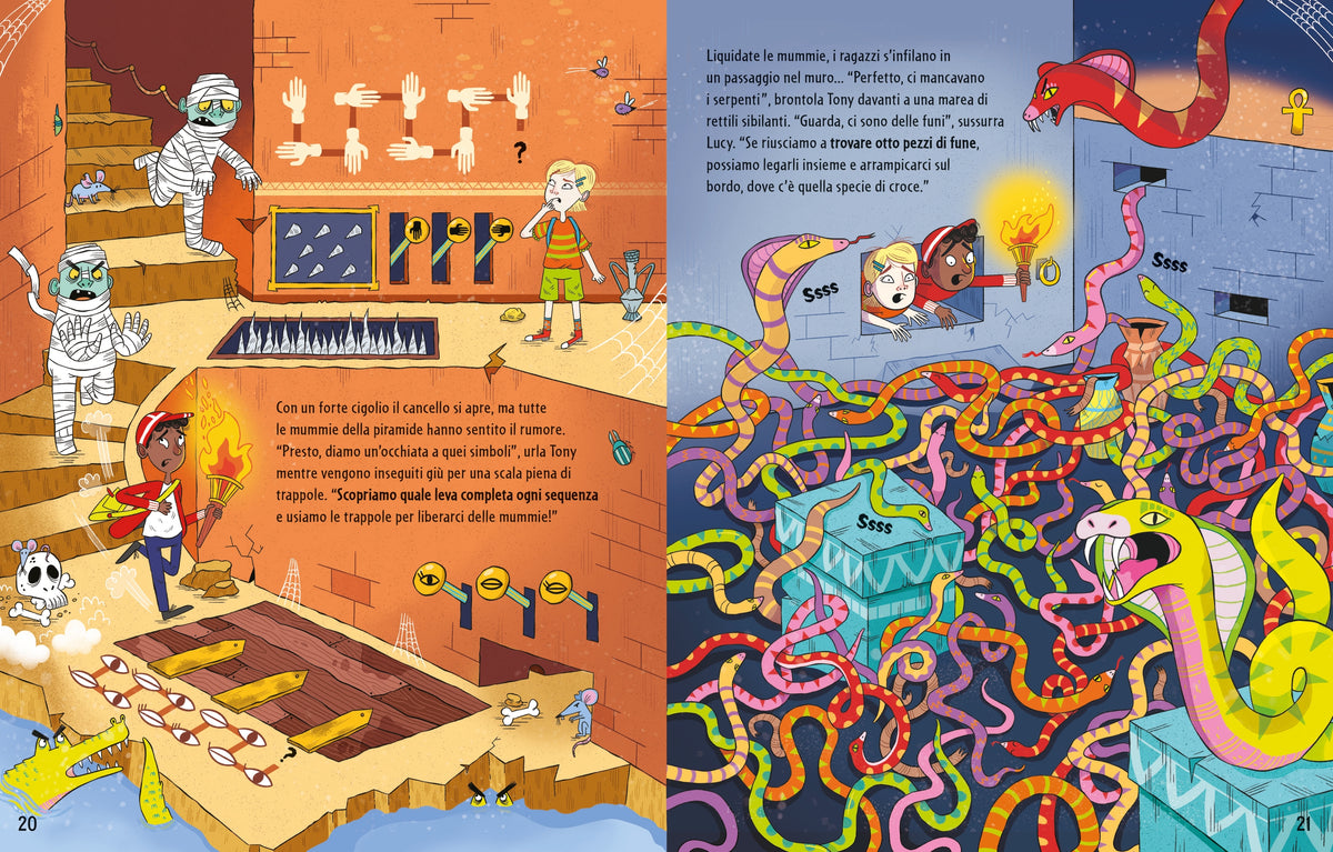 Fuga dalla piramide - Usborne - pagine interne