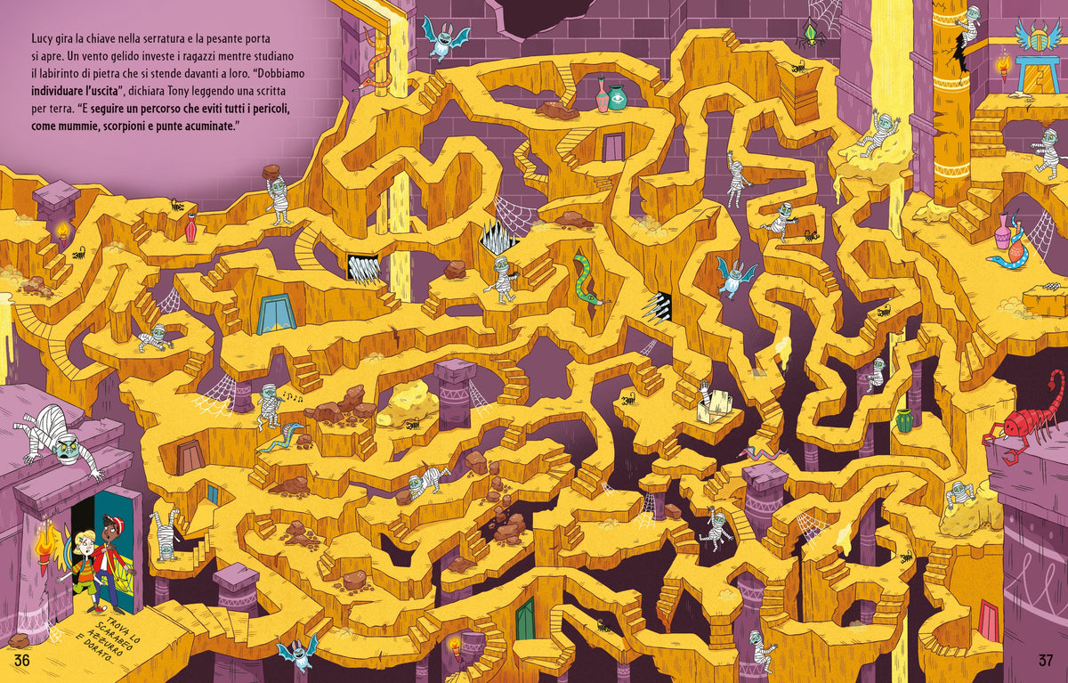 Fuga dalla piramide - Usborne - pagine interne