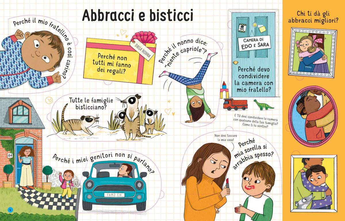 Sollevo e scopro - Le famiglie - Usborne - pagine interne
