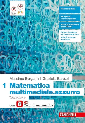 Matematica Multimediale Azzurro Vol 1 - Zanichelli - usato