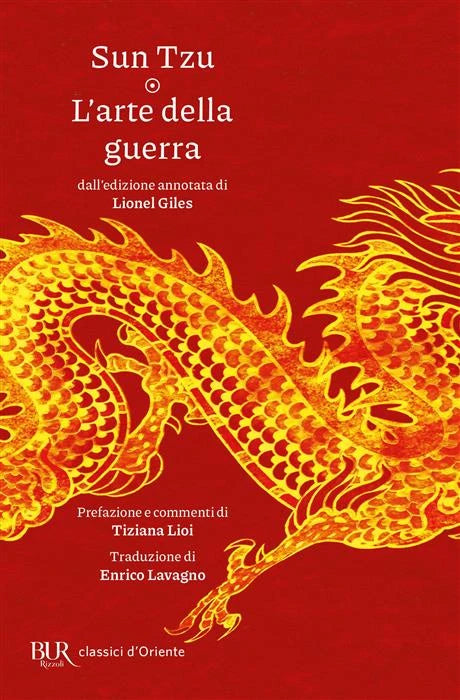 Copertina del libro L'arte della guerra di Sun Tzu, BUR Classici d'Oriente